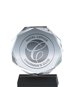 Royal Lepage National Chairman's Club Top 1% in Canada 2010-2018