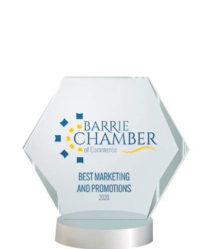 Barrie Chamber of Commerce - Finalist: Best Marketing and Promotions 2020